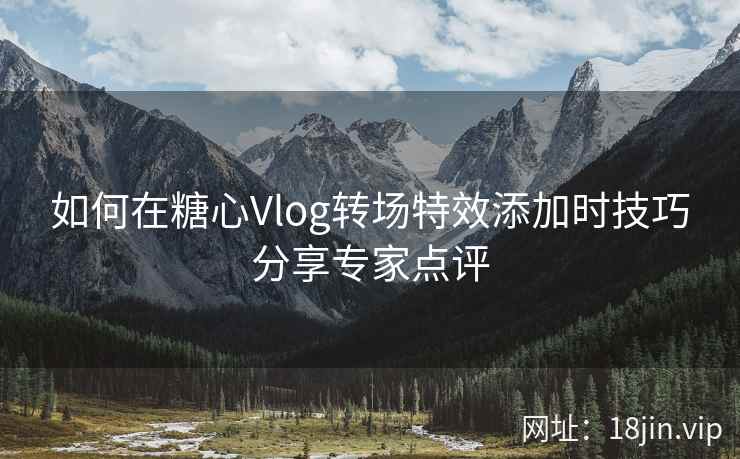 如何在糖心Vlog转场特效添加时技巧分享专家点评  第1张