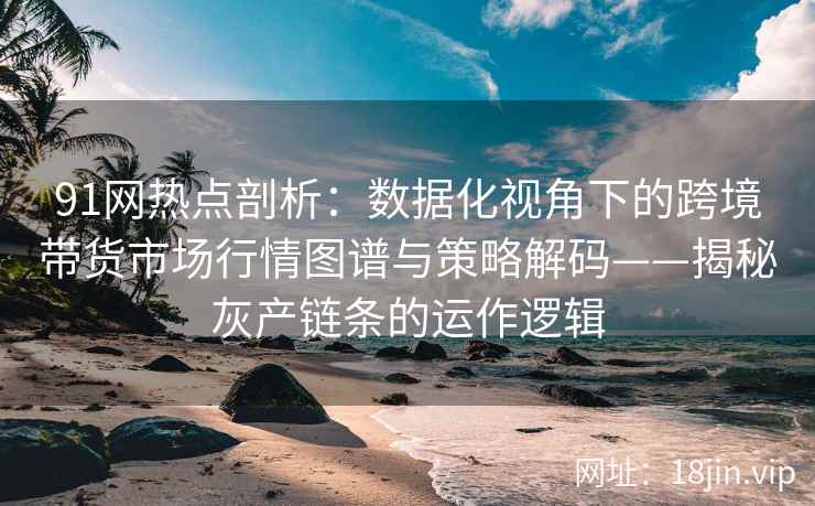 91网热点剖析：数据化视角下的跨境带货市场行情图谱与策略解码——揭秘灰产链条的运作逻辑  第1张