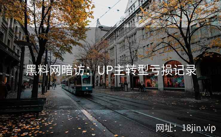 黑料网暗访：UP主转型亏损记录